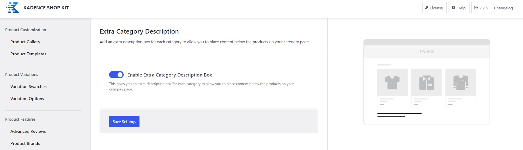 Kadence Shopkit Second Description