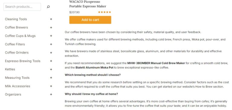 Second Category Description Frontend