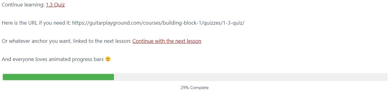 Memberpress Last Lesson Shortcode